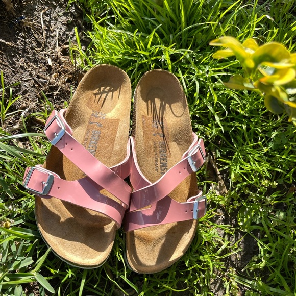 BIRKENSTOCK🍁🍂Yao Metalic Old Rose women’s  size 37 - Picture 6 of 9